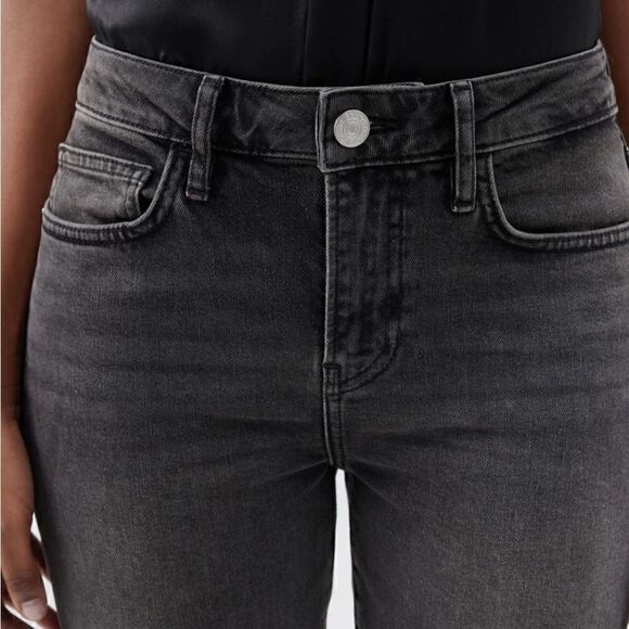 Frame Le Crop mini boot dark wash denim - Picture 3 of 6
